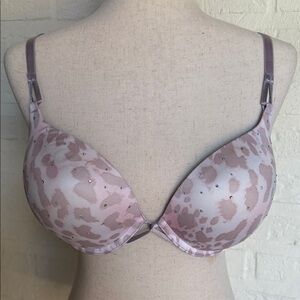 Victoria's Secret Lavender Leopard Print Bra